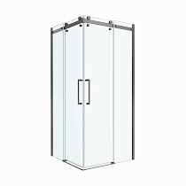 Душевой уголок BelBagno MARINO-2-A-2-90-C-GM 90x90 прозрачный, оружейная сталь