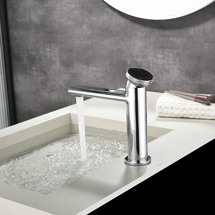 Смеситель для раковины Black&White Gravity GF-7107-С хром