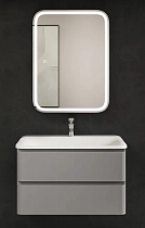 Мебель для ванной AQUAme S4 80 см серый