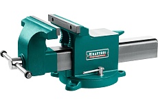 Стальные слесарные тиски Kraftool Steel 200 мм 32701-200