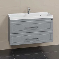 Тумба с раковиной Санта Венера 100 см серый дуб