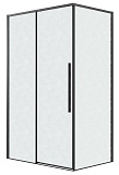 Душевой уголок Grossman Galaxy 120.K33.01.1370.21.02 130x70 шиншилла, черный матовый
