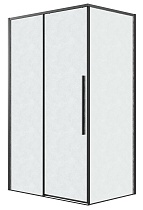 Душевой уголок Grossman Galaxy 120.K33.01.1370.21.02 130x70 шиншилла, черный матовый