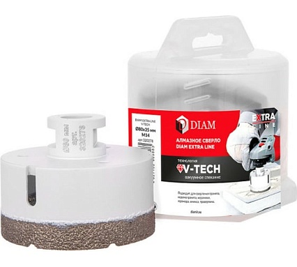 Сверло алмазное Extra Line V-TECH (80x35 мм; М14) Diam 320278
