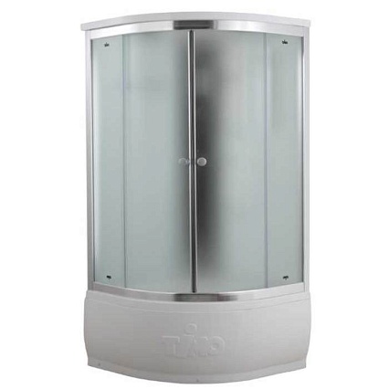 Душевая кабина Timo Comfort T-8890 90x90, без г/м, матовые стекла (Fabric Glass), хром