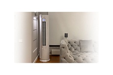 Колонный кондиционер Centek инвертор 7100/8800W компрессор HIGHLY, EER-3.21, скрытый LED CT-66K24 WiFi
