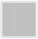 Зеркальный шкаф BelBagno SPC-MAR-800/800-2A-LED-TCH 80 см