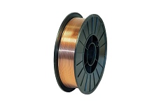 Проволока сварочная SW 10500 1 мм, 5 кг, омедненная, катушка Ф200 мм Wester 45588
