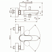 Комплект для ванной Ideal Standard Vito 3 in 1 B1132AA