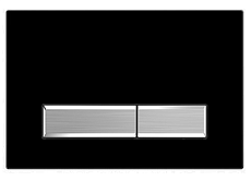Кнопка смыва Aquatek Slim KDI-0000026 черный матовый/никель