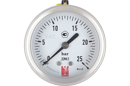 Манометр ДМ 2 063 Т (0-25) бар, кл.1.5, G1/4", DIN CASE BD 1152100029