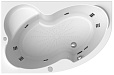 Акриловая ванна Ваннеса Ирма 169х110 с полотенцедержателем, г/м Актив хром, L
