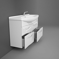 Мебель для ванной Alvaro Banos Carino Maximo 120, белый лак