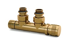 Узел нижнего подключения SR Rubinetterie угловой 1/2&quot;х3/4&quot;Е Бронза правый 0681-1500Z0E0