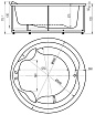 Акриловая ванна Aquatek Аура 180 см AUR180-0000033 с фронтальной панель