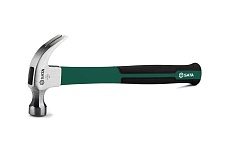 Слесарный молоток с гвоздодёром Sata 450 г, 330 мм, фибергласовая рукоятка 92306