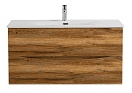 Тумба с раковиной BelBagno Marino-Cer-N 100 см Rovere Rustico