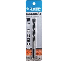 Сверло по бетону &quot;Супер-6&quot; (10x120 мм) Зубр 2916-120-10