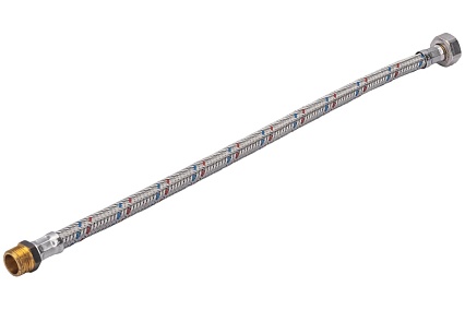 Гибкая подводка для воды НР 3/8" х ВР 1/2", длина 400 мм STOUT RG008P0SIFQ3LU