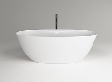 Ванна из искусственного камня Plumberia Selection Veloma 170BO 170x75 см белый матовый