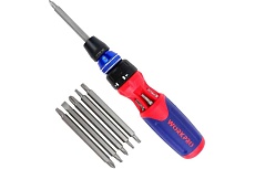 Отвертка WORKPRO 12-в-1, с трещоткой WP221063
