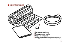 Тонкий самоклеящийся греющий мат IQWATT IQ FLOOR MAT 225 Вт - 1,5 м.кв. 103