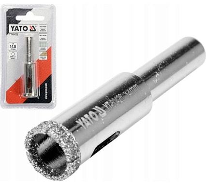 Сверло алмазное по керамограниту 14 мм Yato YT-60426