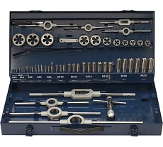Набор метчиков и плашек H-Tools M3-M20 HSS-G 54пр 245040HT