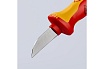Нож для кабеля Knipex VDE, 190 мм, диэлектрический, 2К ручка, KN-9852SB