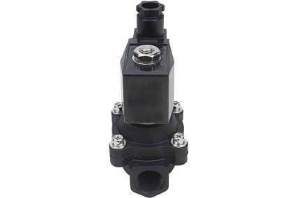 Электромагнитный клапан DN.ru VS2W-503N-NC Ду40 Ру6 пластик, резьба 1 1/2" NBR 220B AC D130-01267