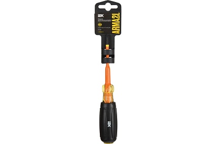 Отвертка IEK Arma2l 5 диэлектрическая slim ph1x80 т3 A2L5-SC31-T3-PH-10-080