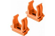 Крепеж-клипса для труб Урал ПАК оранжевая, d16 мм, 10 шт. АТ-40116-010