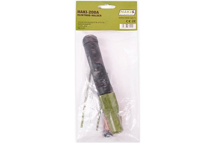 Электрододержатель винтовой (латунь) ELEKTROD HOLDER HAKIS HAKI-300A (эконом)