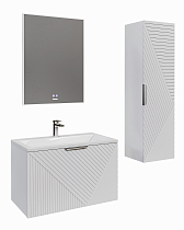 Мебель для ванной Grossman Блисс 60 см белый матовый