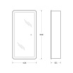 Мебель для ванной BelBagno Uno-Mini 40 см Темно-серый матовый
