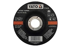 Диск зачистной по камню, 115x6,0x22 Yato YT-6132