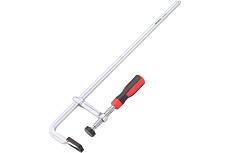 Цельнометаллическая струбцина с защитными колпачками REKON RF07-450-80 с эргономичной рукояткой из пластика 058209