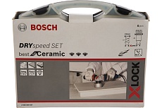 Набор алмазных коронок Dry Speed X-LOCK (25-68 мм; 5 шт.) Bosch 2608599037