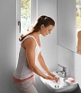 Смеситель для раковины Hansgrohe Novus Loop 71080000 с донным клапаном