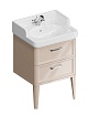Тумба с раковиной Kerama Marazzi Pompei New 60 см 2 ящика камео бежевый