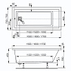 Акриловая ванна VagnerPlast Cavallo 150x70 см