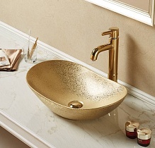 Раковина CeramaLux 7811АSJ 61.5 см золото