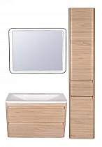 Мебель для ванной Style Line Атлантика 100 см подвесная, ясень перламутр