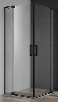 Душевой уголок Cezares SLIDER-A-2-90/100-C-NERO 90/100x90/100 прозрачный, черный