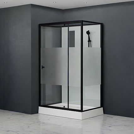 Душевая кабина RGW AN-207B 80x120 черный профиль