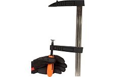Струбцина Neo Tools усиленная, тип F, 120 x 300 мм, двухкомпонентная рукоятка 45-453