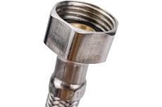 Подводка для воды СТМ сталь, 1/2&quot;, гайка-гайка, 30 cм CWFHF030
