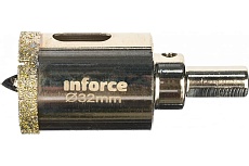 Коронка алмазная по стеклу и керамике (32 мм; 30 мм) Inforce 11-01-070
