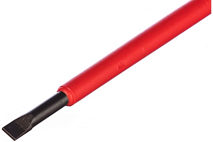 Диэлектрическая отвертка Felo Ergonic 4,0х0,8х100 плоская шлицевая 41304090