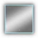 Зеркало Континент Trezhe LED 100x100 см с холодной подсветкой, антипар ЗЛП2286
